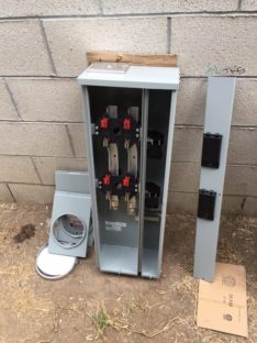 Completed dual meter main install.3