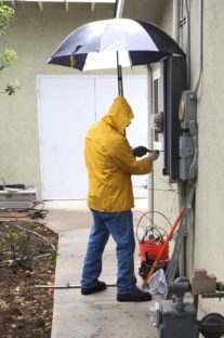 If it starts to rain; improvise! If it starts to rain; improvise!