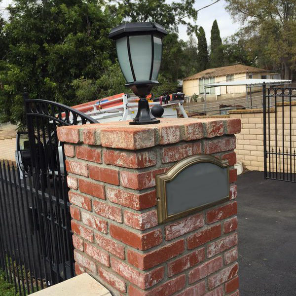 Solar LED Lamp Install