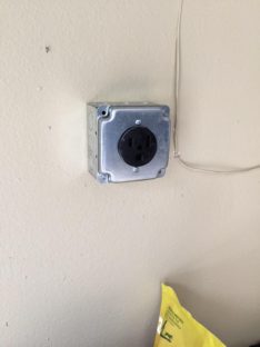 240 Volt Receptacle for Electric Cars