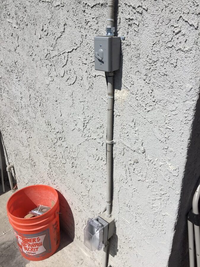 Exterior Switch for a Pool Light
