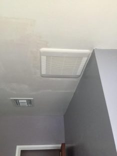 Installed bath fan along with ducting. Bath Fan