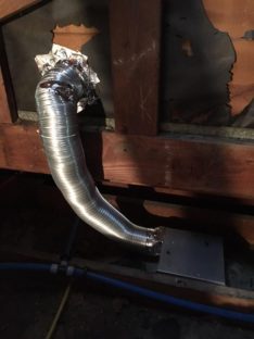 Installed bathroom vent fan. Bathroom Vent Fan